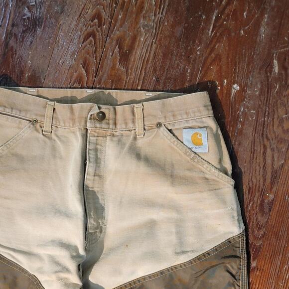 Vintage '80s Carhartt Double Knee Duck Work Pants - Picture 2 of 6